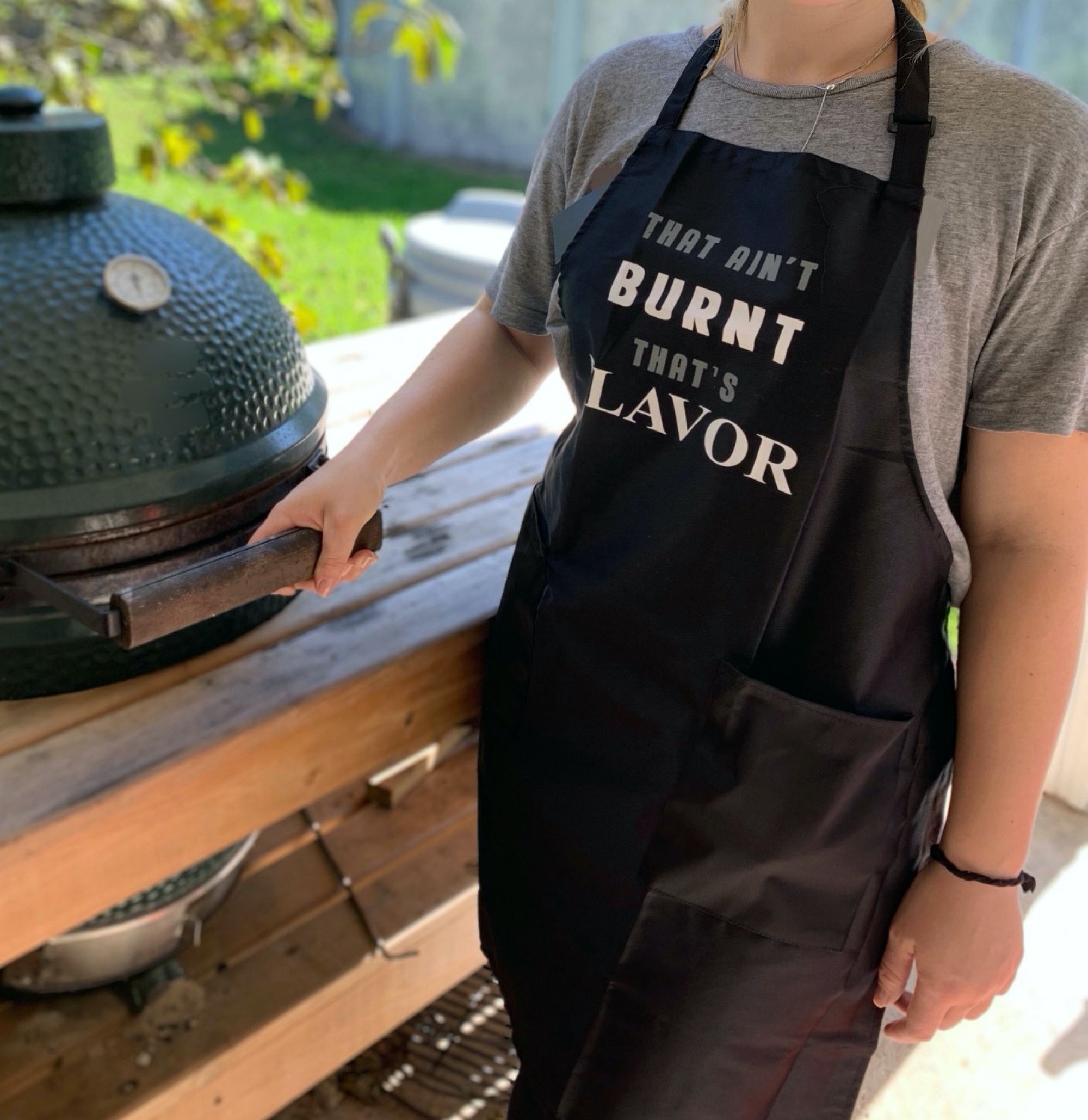 Customized Apron Everything Tastes Better When Grandma Makes It  Personalized Aprons Chef Gifts Grilling Apron For